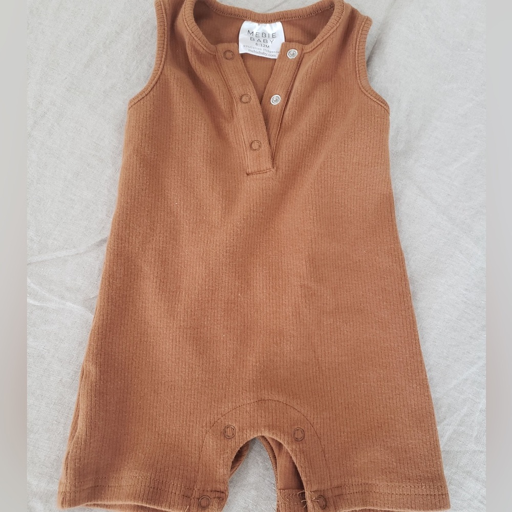 MebieBaby Ribbed Short Romper